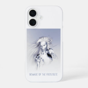 Beware of the Frostbite. Ice vampire iPhone 16 Case
