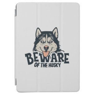 Beware of the Husky - Vintage Horror Movie Poster iPad Air Cover