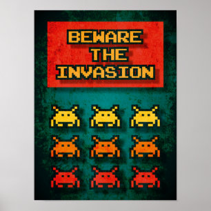 Beware of the Invasion Poster