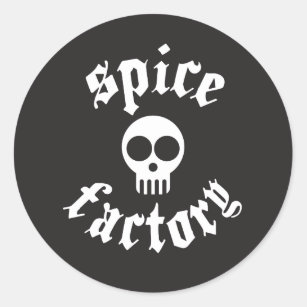 beware of the spice classic round sticker