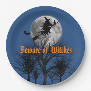 Beware of Witches Paper Plate