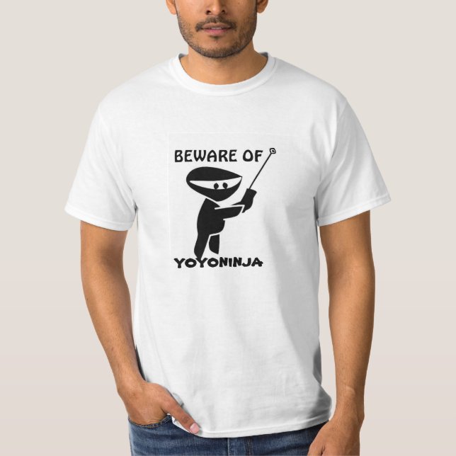 beware of yoyo ninja T-Shirt (Front)