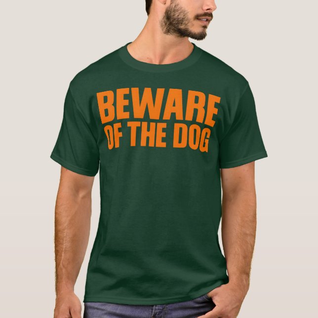 Beware ofhe Dog retro retro T-Shirt (Front)