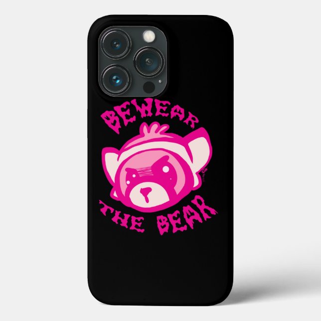 BEWARE THE BEAR Pullover Case-Mate iPhone Case (Back)