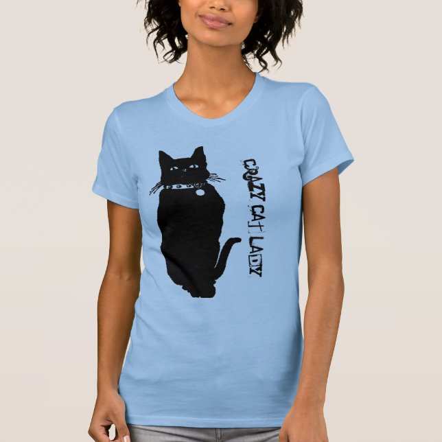 Beware the Black Cat T-Shirt (Front)
