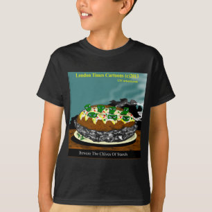 Beware The Chives Of Starch Funny Potato T-Shirt