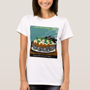 Beware The Chives Of Starch Funny Potato T-Shirt