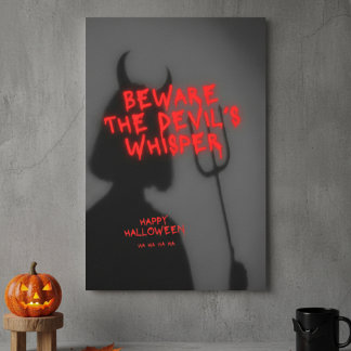 Beware the Devil's Whisper: Halloween Haunts Poster