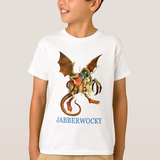BEWARE THE DREADED JABBERWOCKY T-Shirt (Front)