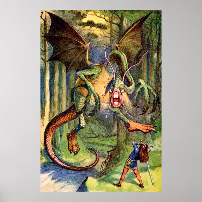 Beware the Jabberwocky, My Son Poster (Front)