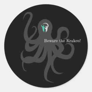 Beware the Kraken Sticker
