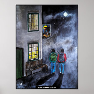 Beware the Moon Painting by Alfred Fox Poster