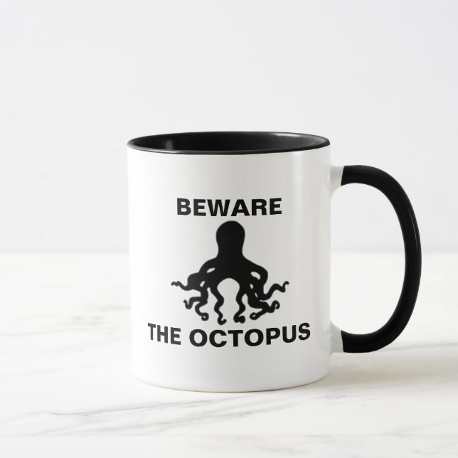 Beware the Octopus Mug (Right)