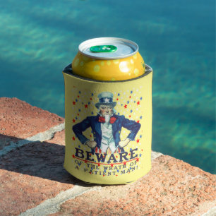 Beware The Wrath Of A Patient Man Patriotic Star Can Cooler