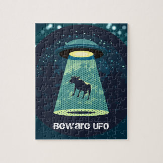 Beware UFO Jigsaw Puzzle