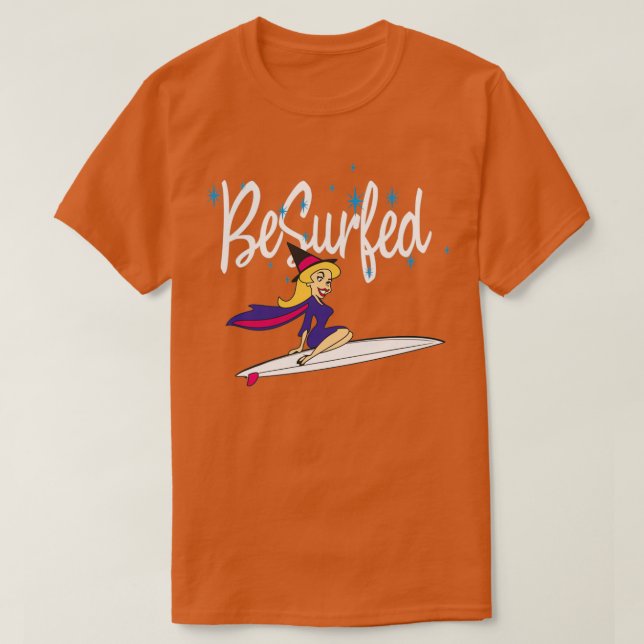 Bewitched 60s Retro TV Surf T-Shirt (Design Front)