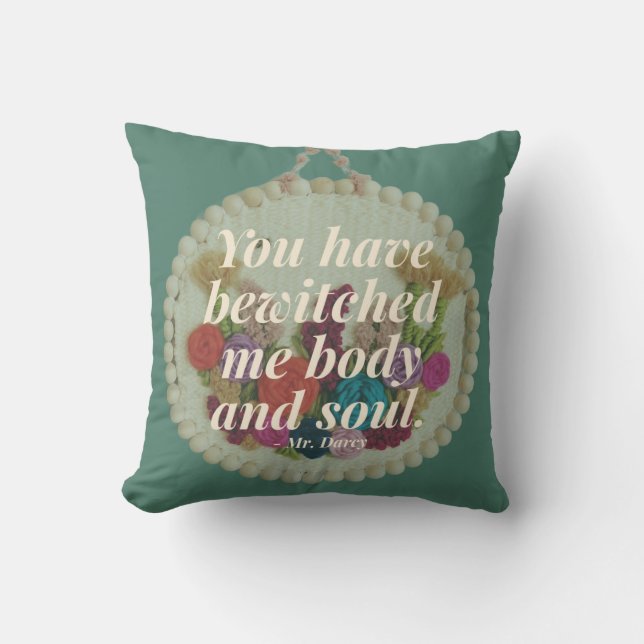 Bewitched Me Throw Pillow (Front)