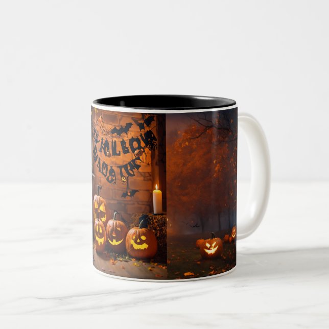 Bewitching Brews: Halloween Mug Collection (Front Right)