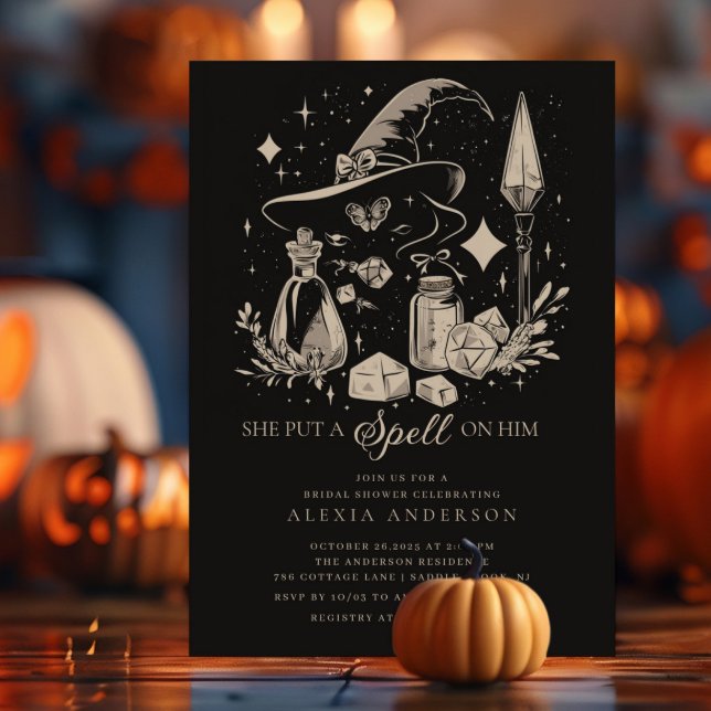 Bewitching Bridal Shower Invitation (Creator Uploaded)
