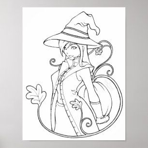 Bewitching Colour-Your-Own Poster
