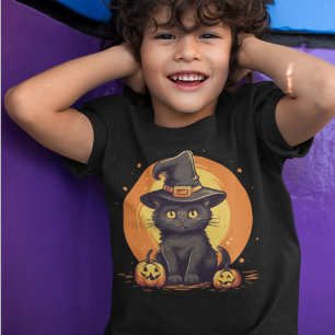 Bewitching Halloween Kitty Cat T-Shirt