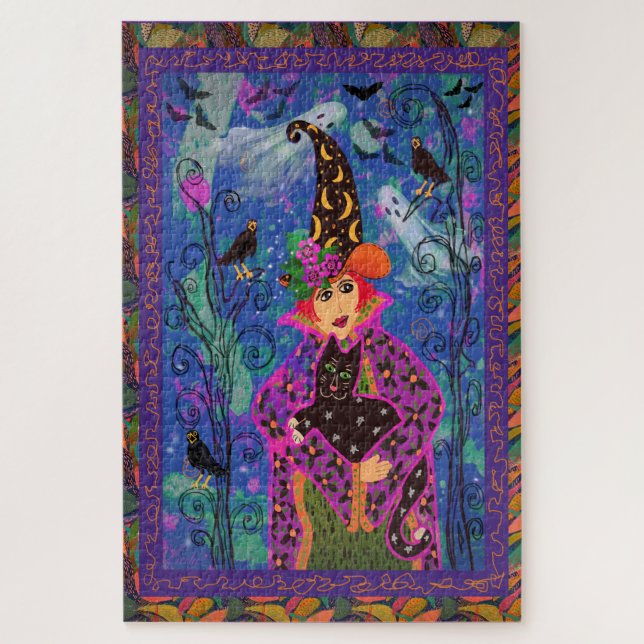 Bewitching Halloween Night  Jigsaw Puzzle (Vertical)
