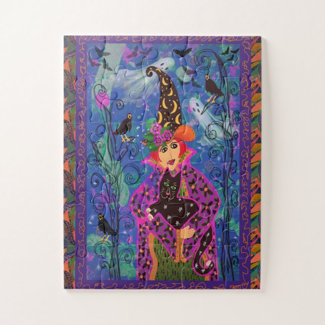 Bewitching Halloween Night  Jigsaw Puzzle (Vertical)