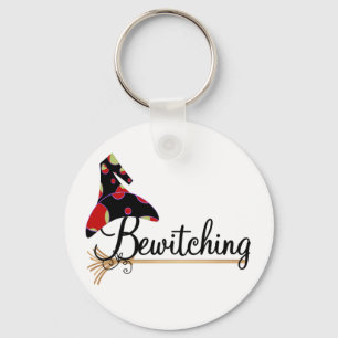 Bewitching Halloween Tshirts and Gifts Key Ring