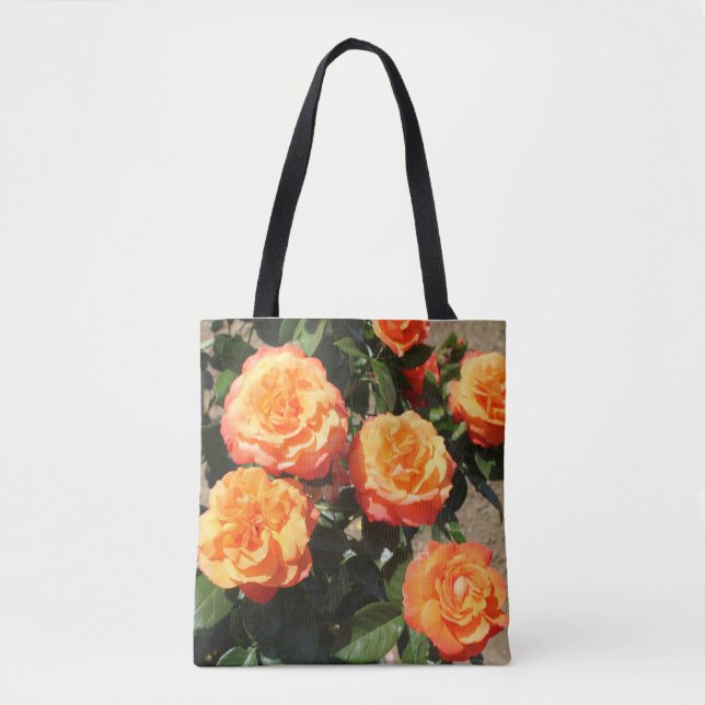 Bewitching Orange Roses Tote Bag (Front)