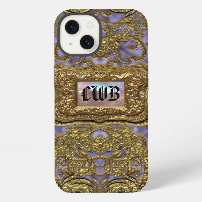 Bexley Victorian Protective Monogram iPhone Case (Back)