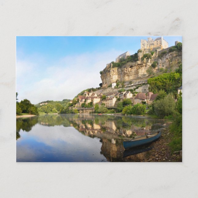 Beynac-et-Cazenac and Dordogne river postcard (Front)