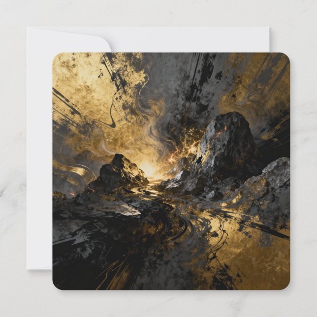 Beyond - AI Fantasy Digital Art Print (Front)