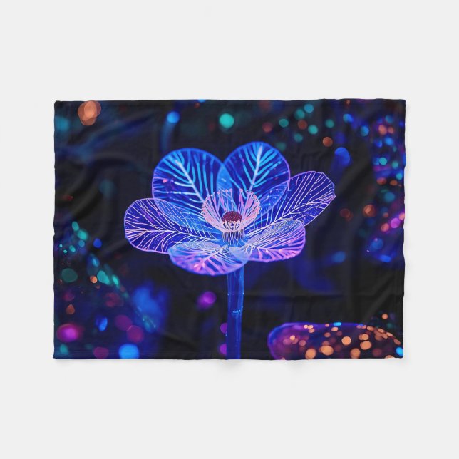 Beyond Blaque Light Fleece Blanket (Front (Horizontal))