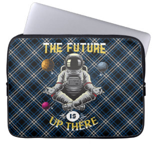 Beyond Boundaries: Future is Up There - Astronaut Laptop Sleeve
