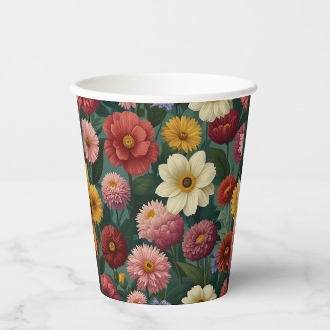 "Beyond Convenience: The Environmental Impact of P Paper Cups (Front)