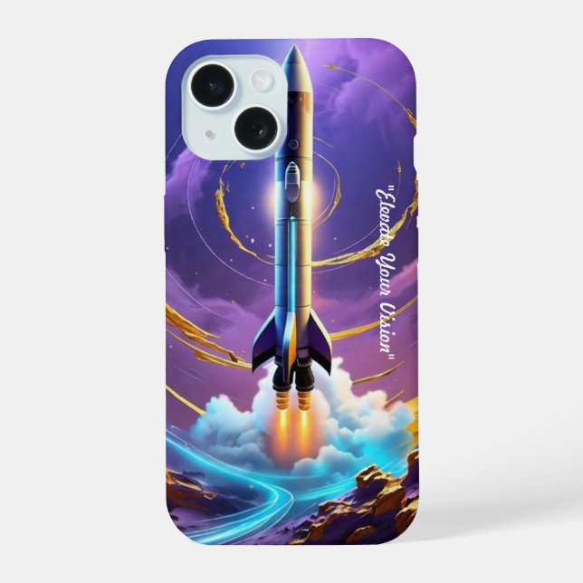 "Beyond Earth's Skies" iPhone 15 Case (Back)