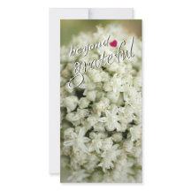 Beyond Grateful Tall Flat Thank You Cards