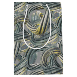 beyond infinity - silver and gold : medium gift bag