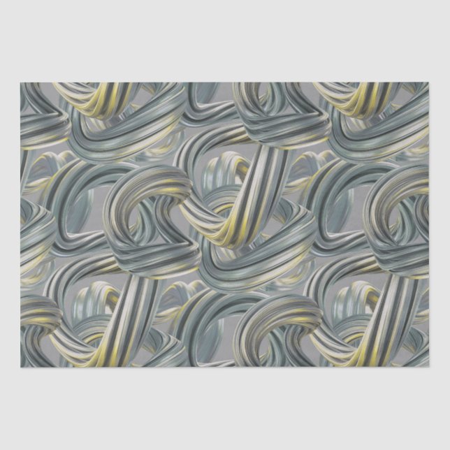 beyond infinity - silver and gold : tissue paper (Front)