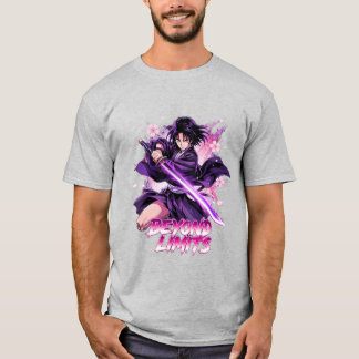 Beyond Limits – Anime Style Katana Warrior Graphic T-Shirt