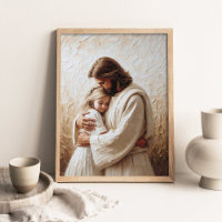 Beyond Love, Christian Art, Jesus Hugging Girl