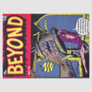 Beyond Monster Hand & Lady Horror Vintage Comics Tissue Paper