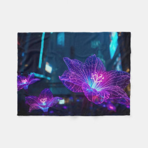 Beyond Neon Veins Fleece Blanket
