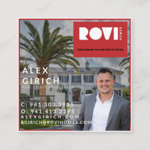 Beyond Real Estate Square Business Card