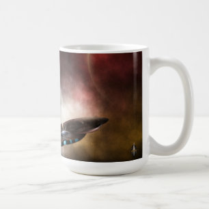 Beyond Space & Time Fractal Art Coffee Mug
