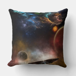 Beyond Space & Time Fractal Art Cushion