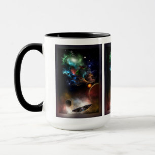 Beyond Space & Time Fractal Art II Spacescape Mug