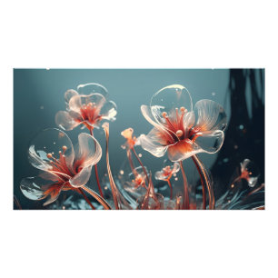  Beyond the Bloom: 3D Floral Abstraction - Photo E