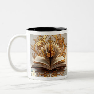 "Beyond the Book" Two-Tone Coffee Mug