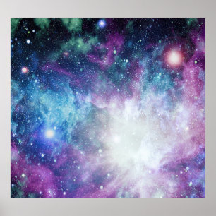 Beyond the Cosmos Abstract Wonders of the Universe Poster